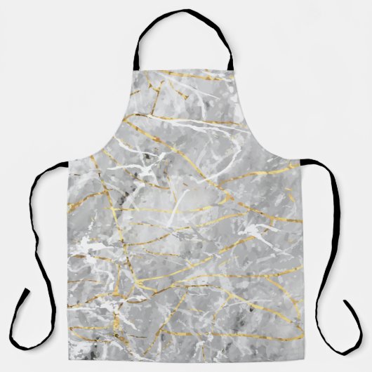 金ゴールド艶消し エプロン (正面)