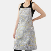 金ゴールド艶消し エプロン (インサイチュ)