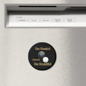 金ゴールド芝鉢がボーリングし、美しい、磁石 マグネット (インサイチュ (食洗機))