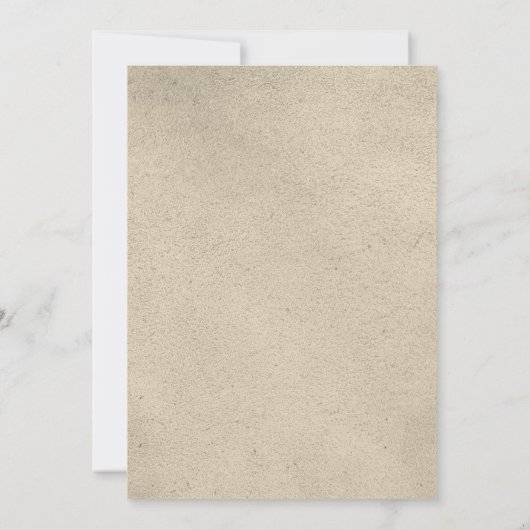 金ゴールド花エレガント退職パーティー招待状 招待状 (裏面)