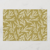 金ゴールド花嫁の書道 アドバイスカード (裏面)