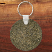金ゴールド花崗岩 キーホルダー (正面)