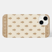 金ゴールド花柄 Case-Mate iPhoneケース (裏面 (横))