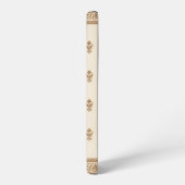 金ゴールド花柄 SAMSUNG GALAXYケース (左側面)