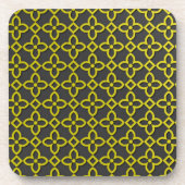 金ゴールド花 コースター (正面)