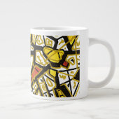 金ゴールド芸術的マグカップ ジャンボコーヒーマグカップ (右)