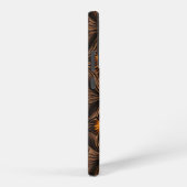 金ゴールド茶色のギグ目 SAMSUNG GALAXYケース (右側面)