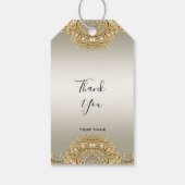 金ゴールド華美ギフトラベル ギフトタグ (裏面)