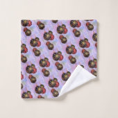 金ゴールド華美クリスマスオーナメント バスタオルセット (ウォッシュタオル)