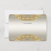 金ゴールド華美サンキューカード サンキューカード (裏面)