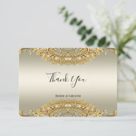 金ゴールド華美サンキューカード サンキューカード