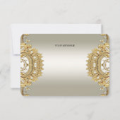 金ゴールド華美サンキューカード サンキューカード (裏面)