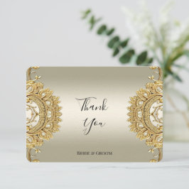 金ゴールド華美サンキューカード サンキューカード