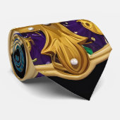 金ゴールド華美サードアイハムザ ネクタイ (ロール)