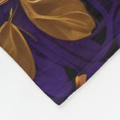 金ゴールド華美サードアイハムザ フリースブランケット (角)