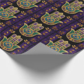 金ゴールド華美サードアイハムザ ラッピングペーパー (角)