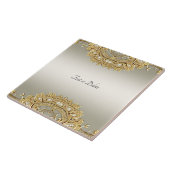 金ゴールド華美セラミックタイル タイル (側面)