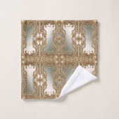 金ゴールド華美タオルセット バスタオルセット (ウォッシュタオル)