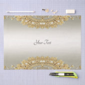 金ゴールド華美ティッシュペーパー 薄葉紙 (クラフト)