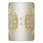 金ゴールド華美バスマット バスマット (正面縦)