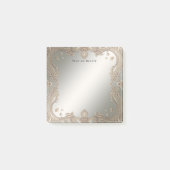 金ゴールド華美フレームのノートの投稿 ポストイット (正面)