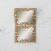 金ゴールド華美フレームサンキューカード サンキューカード (内部)