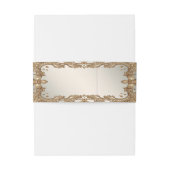 金ゴールド華美フレーム招待状用帯 招待状ベリーバンド (裏面例)