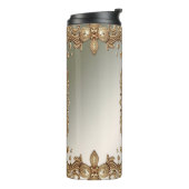 金ゴールド華美フレーム熱タンブラー タンブラー (回転左)