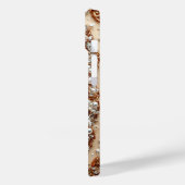 金ゴールド華美フレーム(バラあり) Case-Mate iPhoneケース (裏面 / 左)