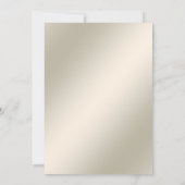 金ゴールド華美フローラブライダルシャワー 招待状 (裏面)