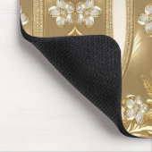 金ゴールド華美フローラマウスパッド マウスパッド (コーナー)