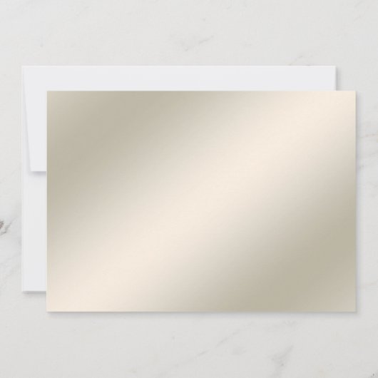 金ゴールド華美フローラ保存日付 セーブザデート (裏面)