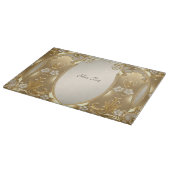 金ゴールド華美フローラ切断板 カッティングボード (角)
