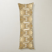 金ゴールド華美フローラ抱き枕 ボディピロー (裏面 (縦))