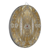 金ゴールド華美フローラ ダーツボード (正面左)