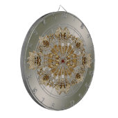 金ゴールド華美フローラ ダーツボード (正面左)