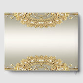 金ゴールド華美ブック ゲストブック (裏面)