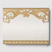 金ゴールド華美ホワイトパールズゲストブック ゲストブック (裏面)