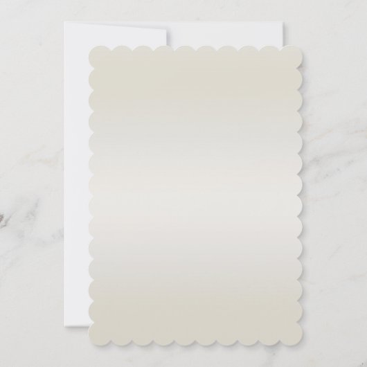 金ゴールド華美ホワイトパール婚約招待状 招待状 (裏面)