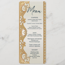 金ゴールド華美ホワイトパール メニュー