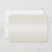 金ゴールド華美ホワイトパールRSVPカード 出欠カード (裏面)