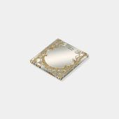 金ゴールド華美ホワイトフローラの投稿に関する注意 ポストイット (アングル)