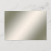 金ゴールド華美ホワイトフローラ詳細エンクロージャカード エンクロージャーカード (裏面)