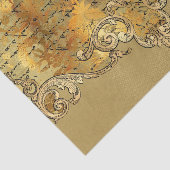 金ゴールド華美ヴィンテージ分離 薄葉紙 (詳細)