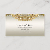 金ゴールド華美名刺 名刺 (裏面)