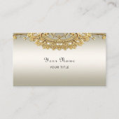 金ゴールド華美名刺 名刺 (正面)