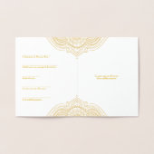 金ゴールド華美曼荼羅 箔カード (内部)