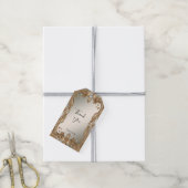 金ゴールド華美枠ギフトラベル ギフトタグ (より糸付き)