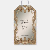 金ゴールド華美枠ギフトラベル ギフトタグ (裏面)