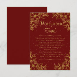 金ゴールド華美結婚ハネムーン基金 エンクロージャーカード